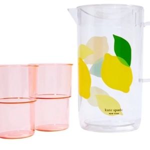 Kate Spade pitcher and cup set brand new in box.
